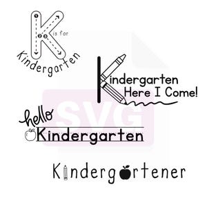 Kindergarten SVG