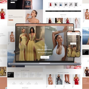 Modeboutique Website Vorlage für Anfänger, Shopify Theme für Clothing Boutique Store, Shopkette Shop für Bekleidung