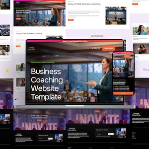 ビジネスコーチングWordPressテーマ、コーチングバンドルテンプレート、Elementorウェブサイト、メディアキット、WordPressコーチングテンプレート、コーチと代理店、