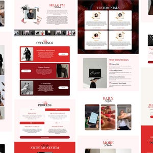 Professional Elementor website design for content creators and service-based businesses with ecommerce and consultation features