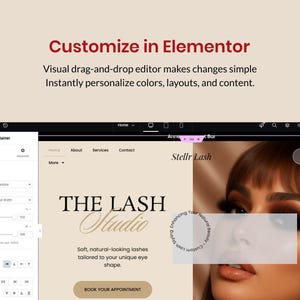 Modern blog layout for lash educators and artists, professional typography for beauty industry articles and SEO.