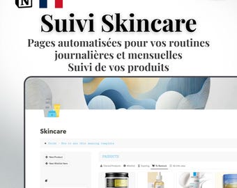 Suivi Skincare Notion Template (FR)