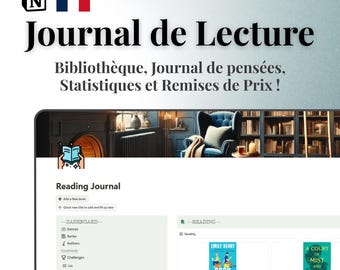 Journal de Lecture Notion Template (FR)