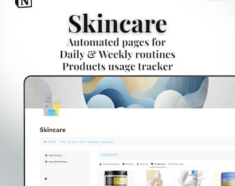 Skincare Notion Template (EN)