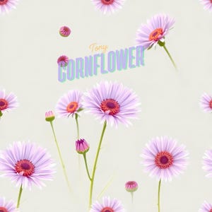 Carta digitale floreale con fiordaliso rosa, formato A5 e lettera USA, copertina stampabile JPG con fiori selvatici rosa a 300 DPI per diario e agenda