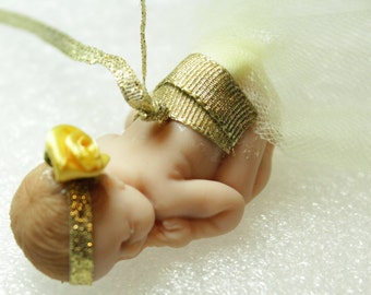Polymer Miniature Baby Ornament
