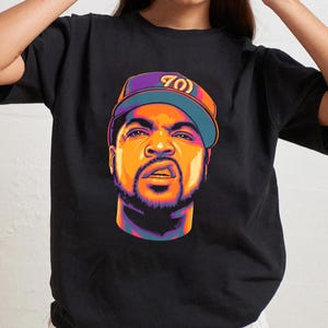 Koszulka Vintage 90s Ice Cube The Predator 1992 Rap, To był dobry dzień Hip Hop, Streetwear Ice Cube Raper, Następny piątek