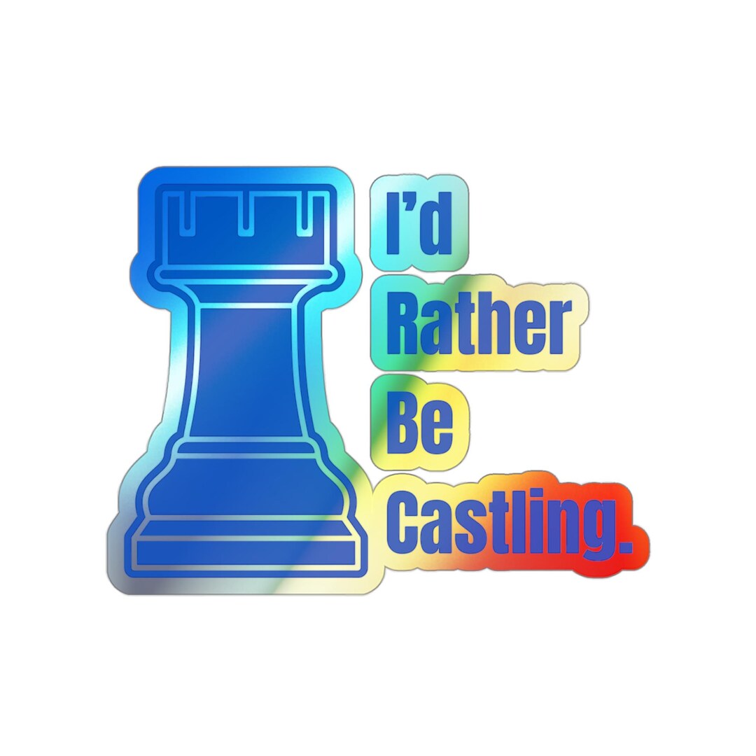 Chess Holographic Stickers, Chess Lovers Gift, Water Bottle Decals ...