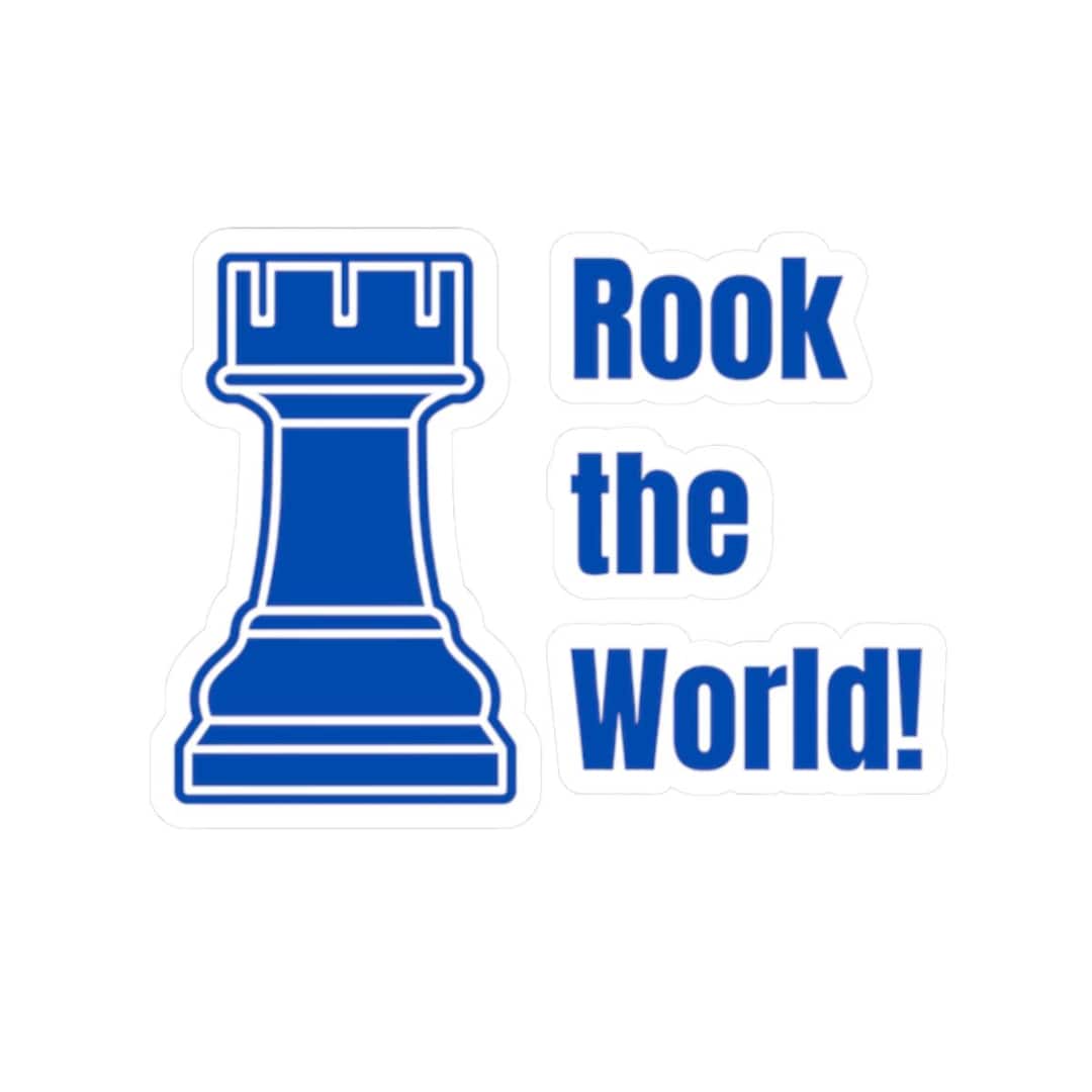 Chess Rook Stickers, Chess Vinyl Decal Stickers, Chess Lover Gift ...