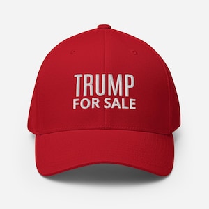 Trump For Sale Hat - Anti Trump Gift Cap, Political Protest Baseball Hat, Anti MAGA Merchandise, Satirical Trump Gift, Resist Trump