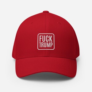 F*CK Trump Hat - Anti Trump Embroidered Cap, Political Satire, Protest, March, FDT, Activist, Democrat, Liberal, Progressive, Never Trumper