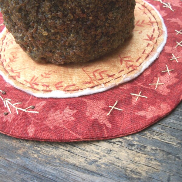 Primitive Candle Mat Etsy