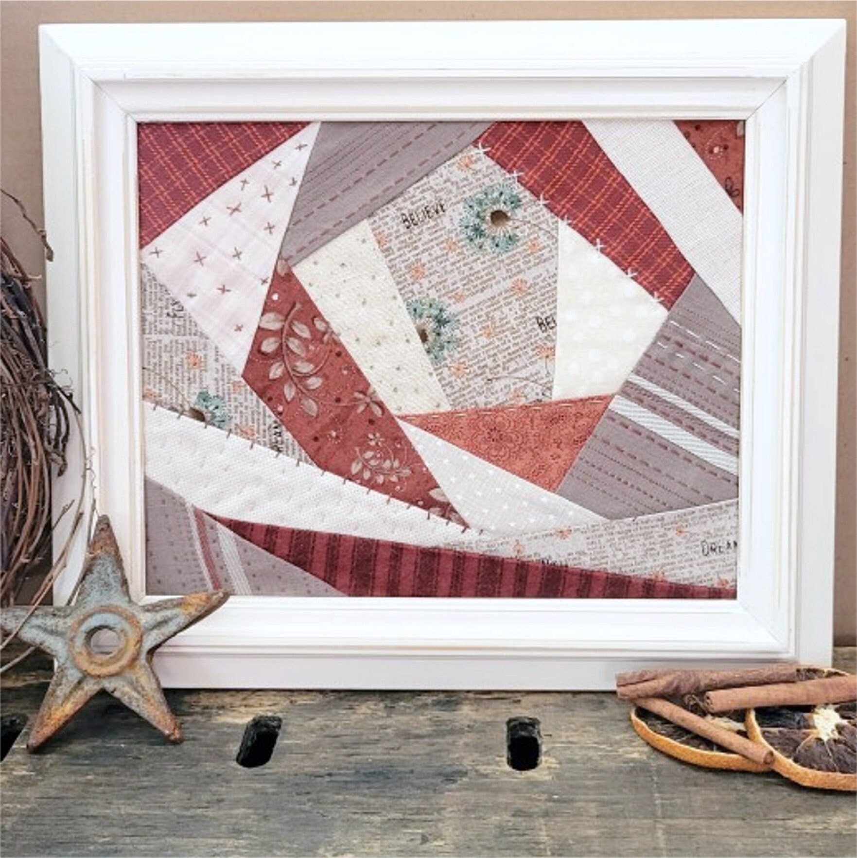 Old Hand Quilting Frames, Vintage Quilt Frame by SusquehannaSweeties on