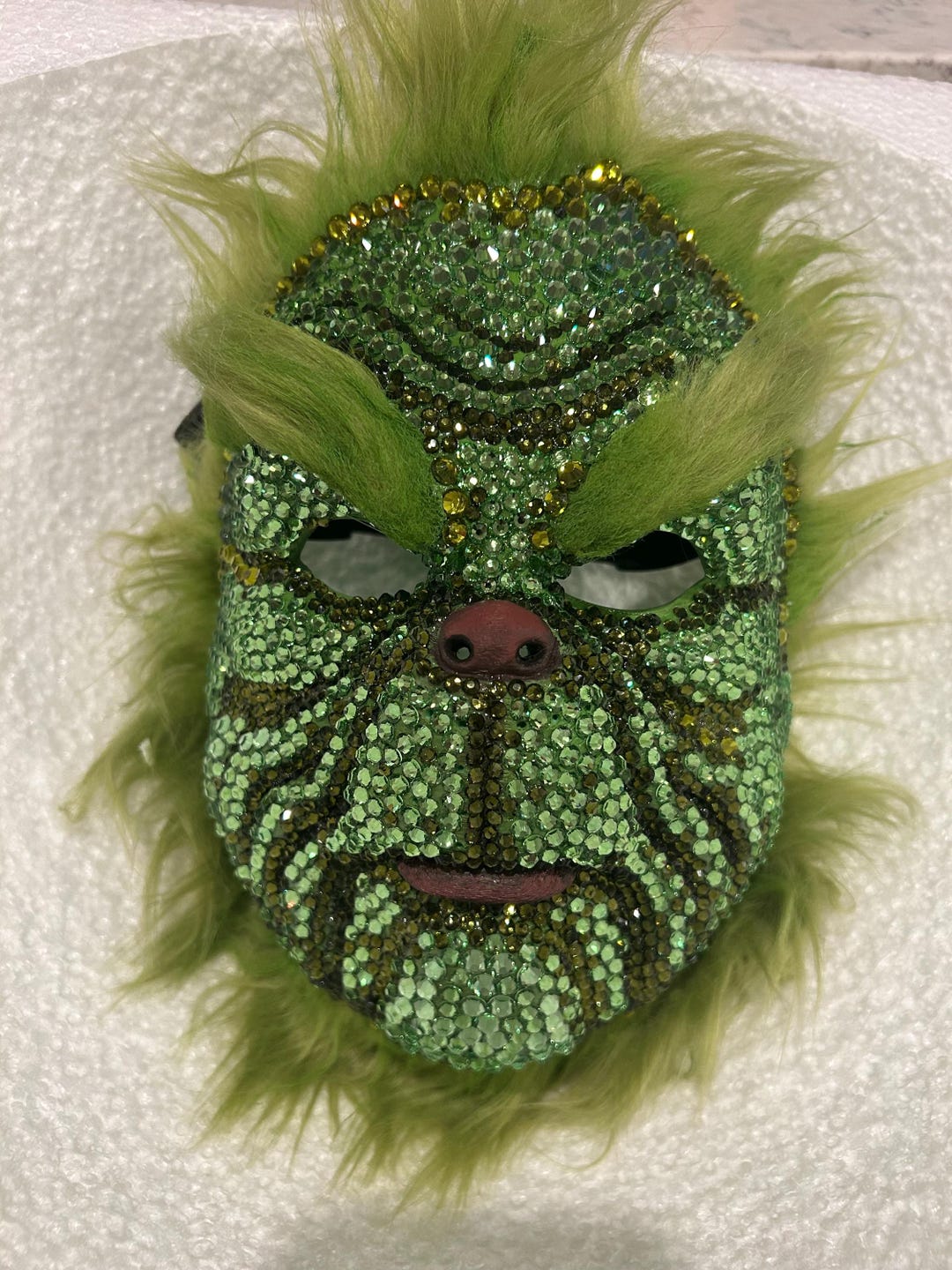 Green Monster Mask - Etsy
