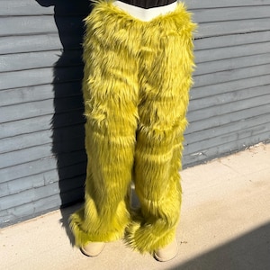 Green monster pants: Halloween & Christmas costume Wear