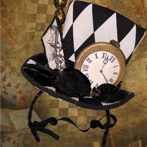 Original Mini Zylinder Hut Haarband! Wunderland inspiriert Teeparty Hut, Fantasy Cosplay Kostümzubehör