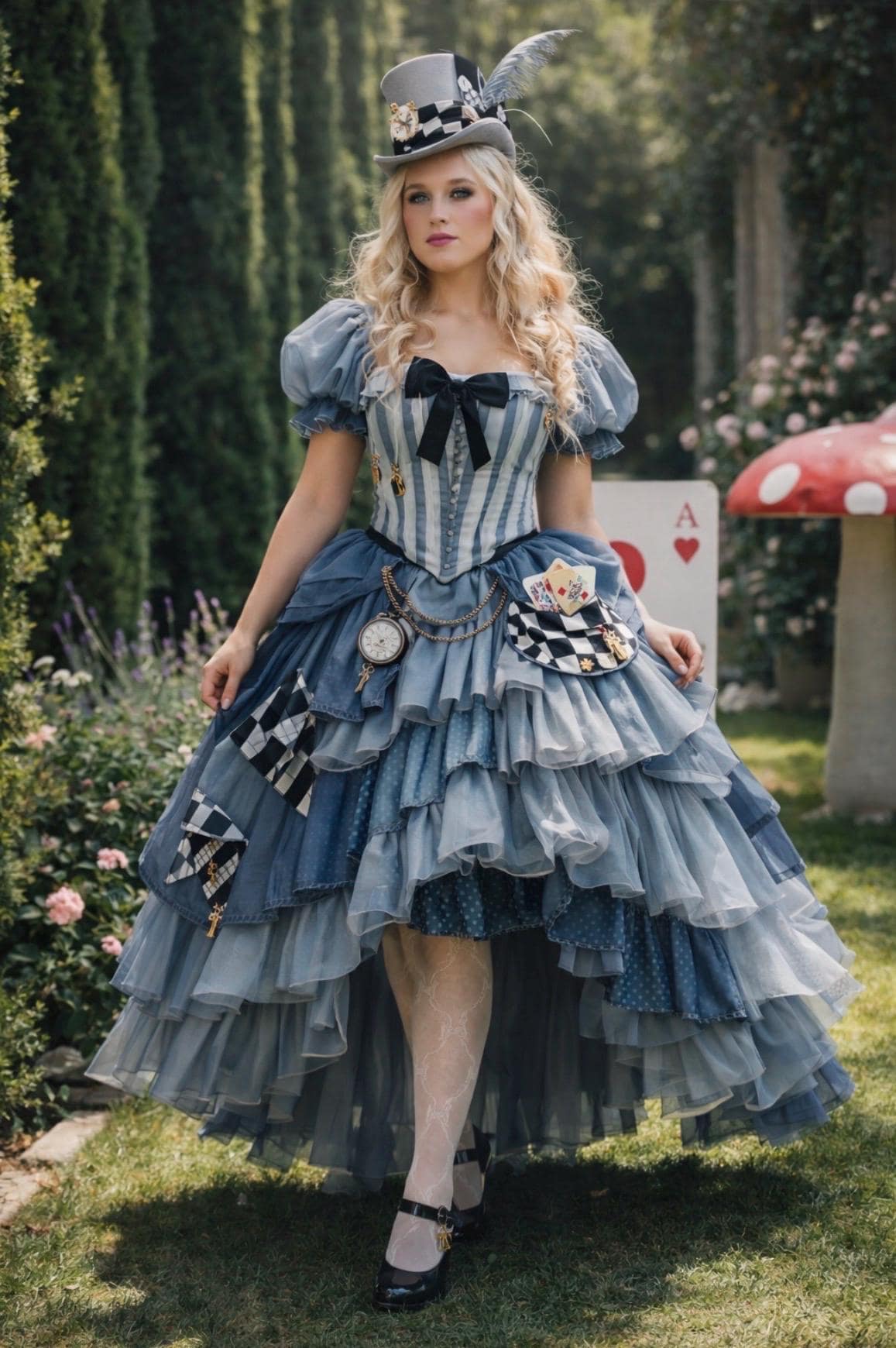 Alice in Wonderland Dress Tim Burton - Etsy UK