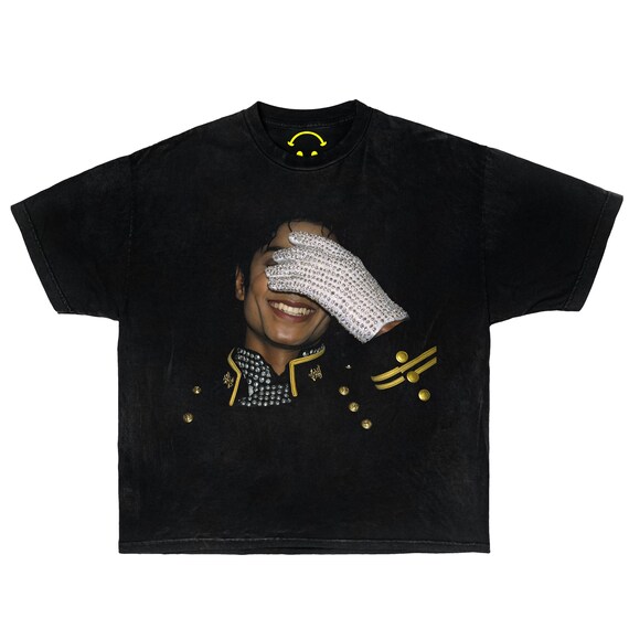 MJ Glove Streetwear Boxy Tee Shirt, Unisex Y2K Shirts, opium shirt, graphic shirts, oversized shirts, Jackson, music, Christmas gift, kids