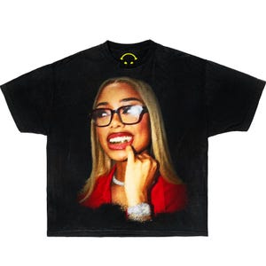 Blurred Hot Lady London Boxy Tee Streetwear Shirt Y2K Shirts, opium shirt, y2k shirt, fashion shirt, Basketball shirts, basketball tees