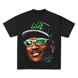 Jordan Green Vision Vintage Streetwear Boxy Tee Shirt, Y2K Shirts, opium shirt,Basketball shirts, graphic shirts, oversized tees, retro tees