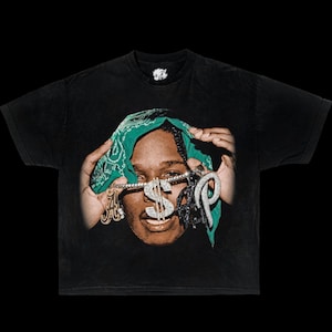 Rocky Big Face Streetwear Boxy Tee Shirt, Y2K Shirts, opium shirt, vintage rap shirts, graphic shirts, oversized tees, retro tees, music