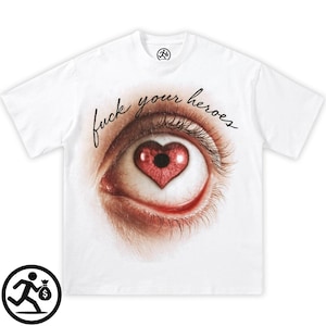 Love Eyes Cotton Tee Shirt Boxy Shirt Opium shirts, y2k shirt, fashion shirts, streetwear shirts, unisex, men, women, cotton, crew neck, y2k