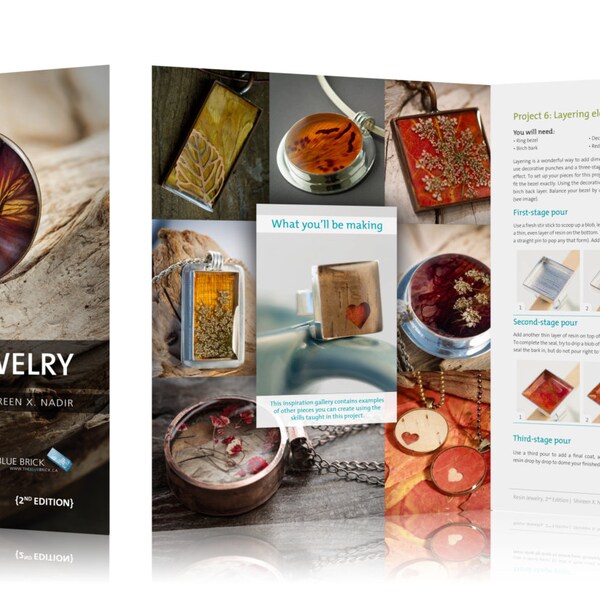 Resin Jewelry, 2nd Edition - Make timeless keepsakes with flowers, plants, fabrics, photos and more.