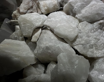 Milky Quartz Chunks, Bulk, Use It To Make Stuff That Will Actually Sell