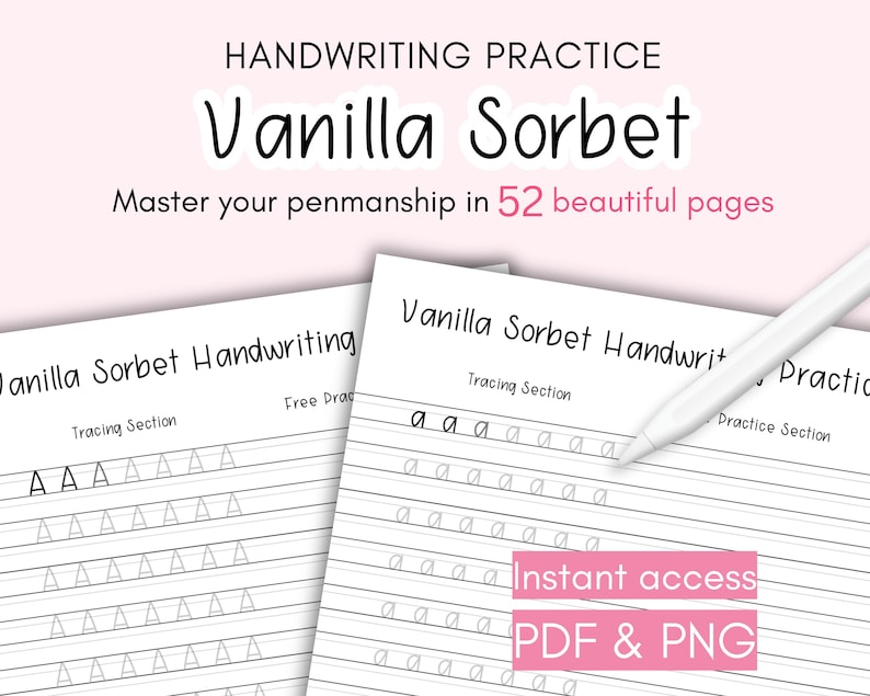 Handwriting Practice Bundle PDF | Letter Tracing Worksheets & Writing ...