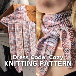 Dress Code: Cozy Knit Mini Scarf Pattern