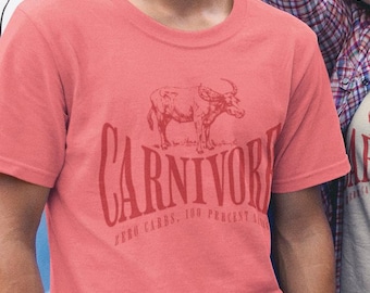 Carnivore Diet T-Shirt: Funny Meat Lover Unisex Tee