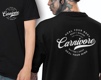 Carnivore Diet T-Shirt: Funny Meat Lover Unisex Tee