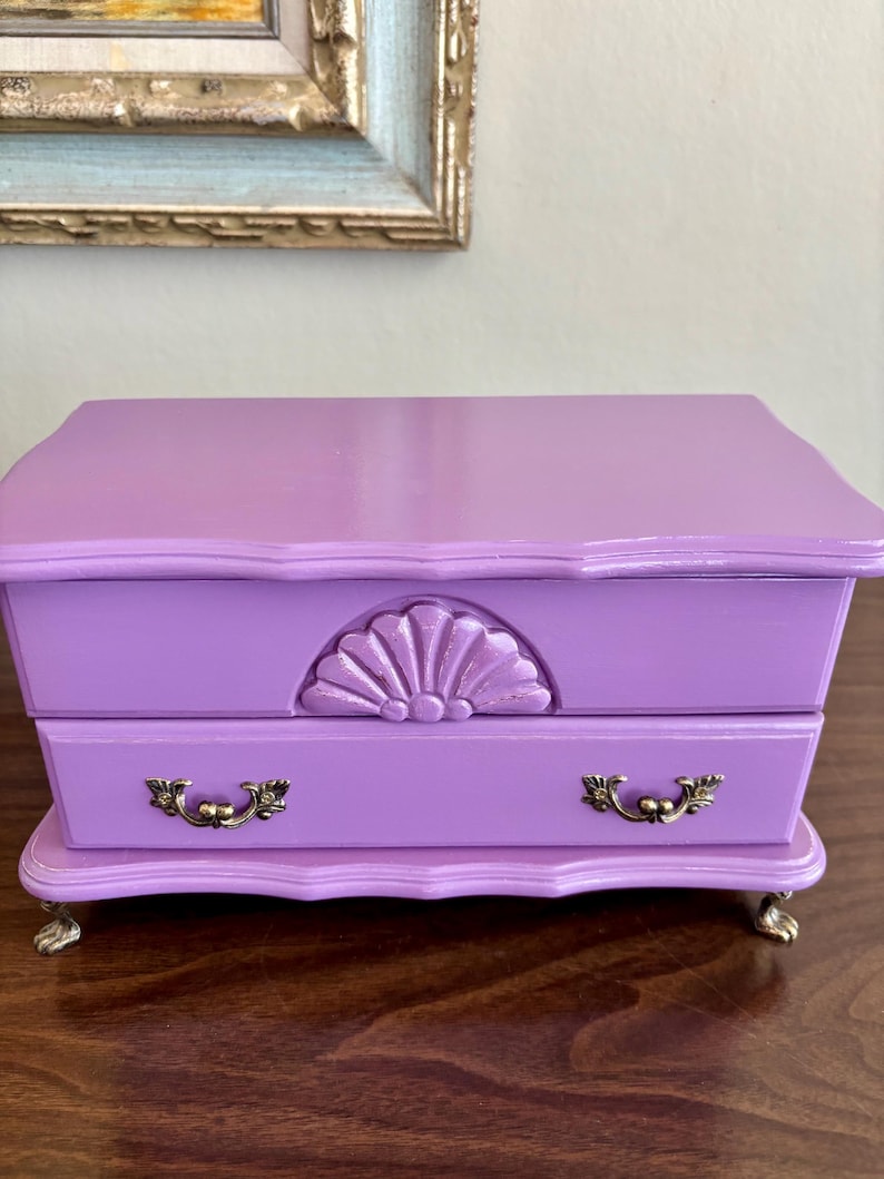 Purple jewelry boxes - lavender jewelry box