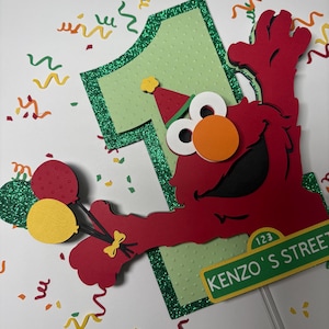 Sesamstraße Cake Topper: Personalisierte Geburtstagsparty Dekor