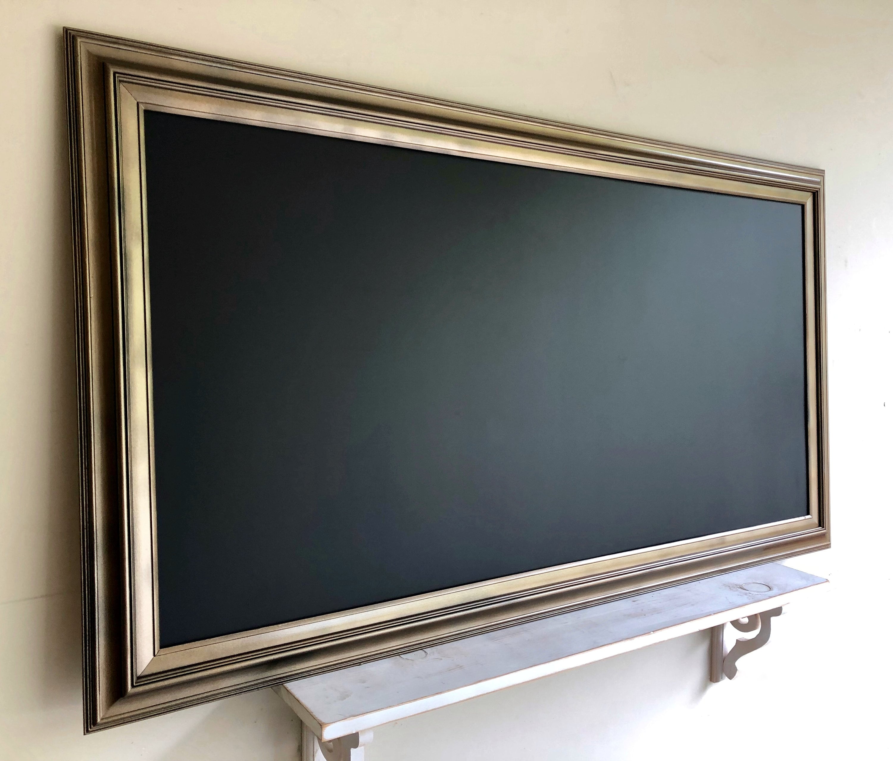 XXL Chalkboard Large Framed Chalk Board Modern Antique Gold Kitchen  Organizer Home Office Wall Decor Bulletin Board Kids Playroom Blackboard -   Denmark