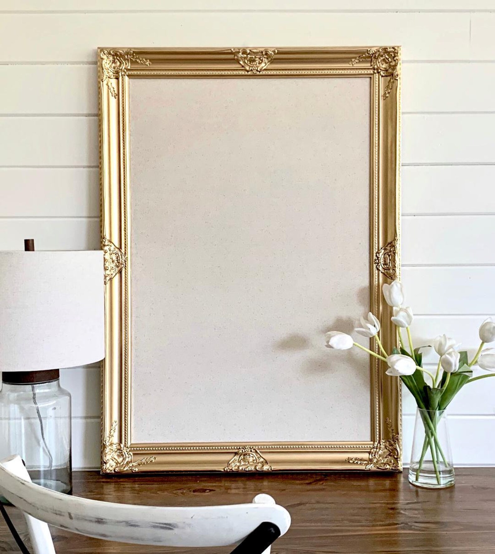 Metallic Gold BULLETIN BOARD Wedding Seating Card Holder Etsy