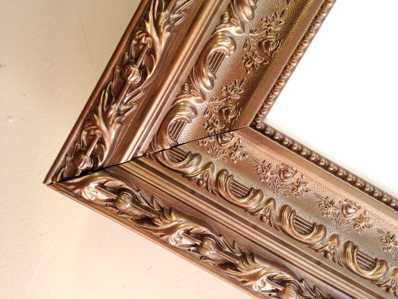 Large DRY ERASE BOARD Gold Dry Erase Home Office Memo Board Etsy