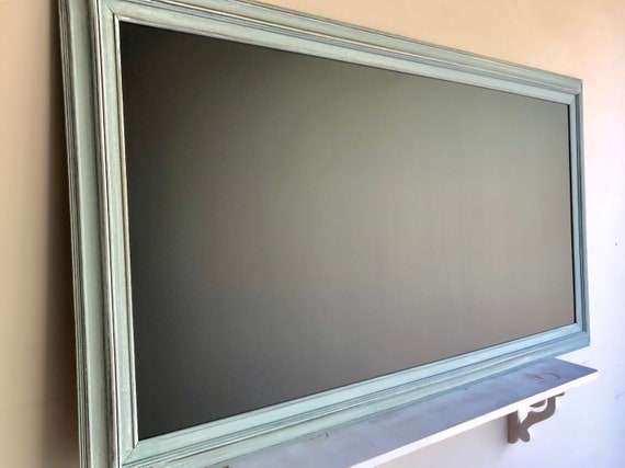 Framed Chalkboard With Shelf, Shabby Chic Chalkboard, Dorm Decor