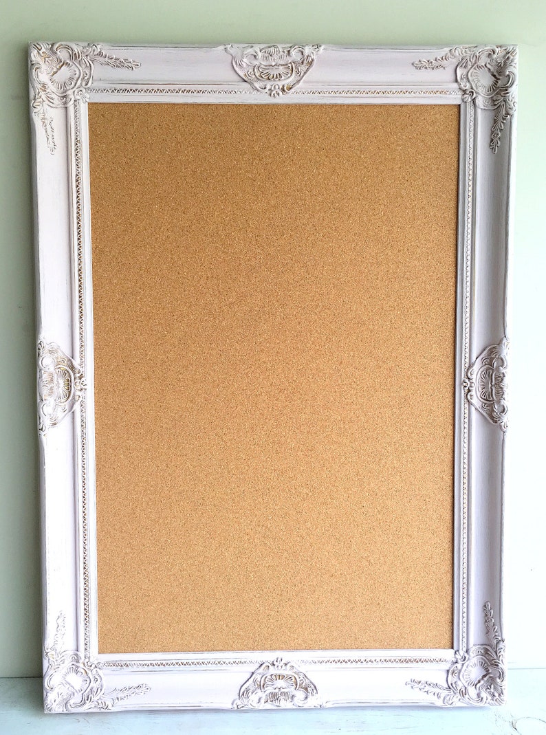 Pink Framed BULLETIN BOARD 26 X 36 Cork Board Etsy