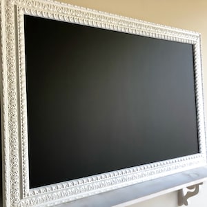 30x42 LARGE CHALKBOARD Magnetic Chalkboard White Chalkboard Framed Chalkboard Kitchen Organizer Wall Organizer Wedding Chalkboard image 1