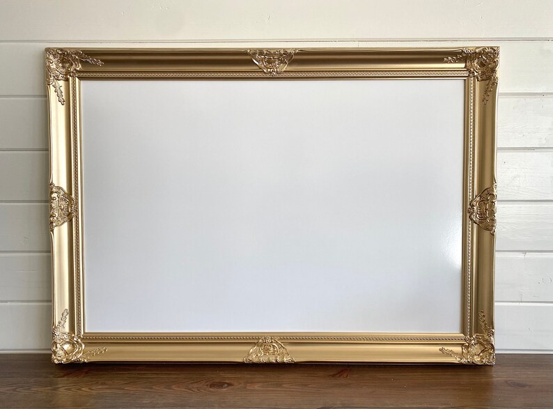 Gold Wall Decor DRY ERASE Board Home Office Decor Etsy