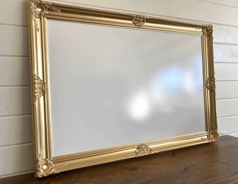 Gold Wall Decor DRY ERASE Board Home Office Decor Etsy
