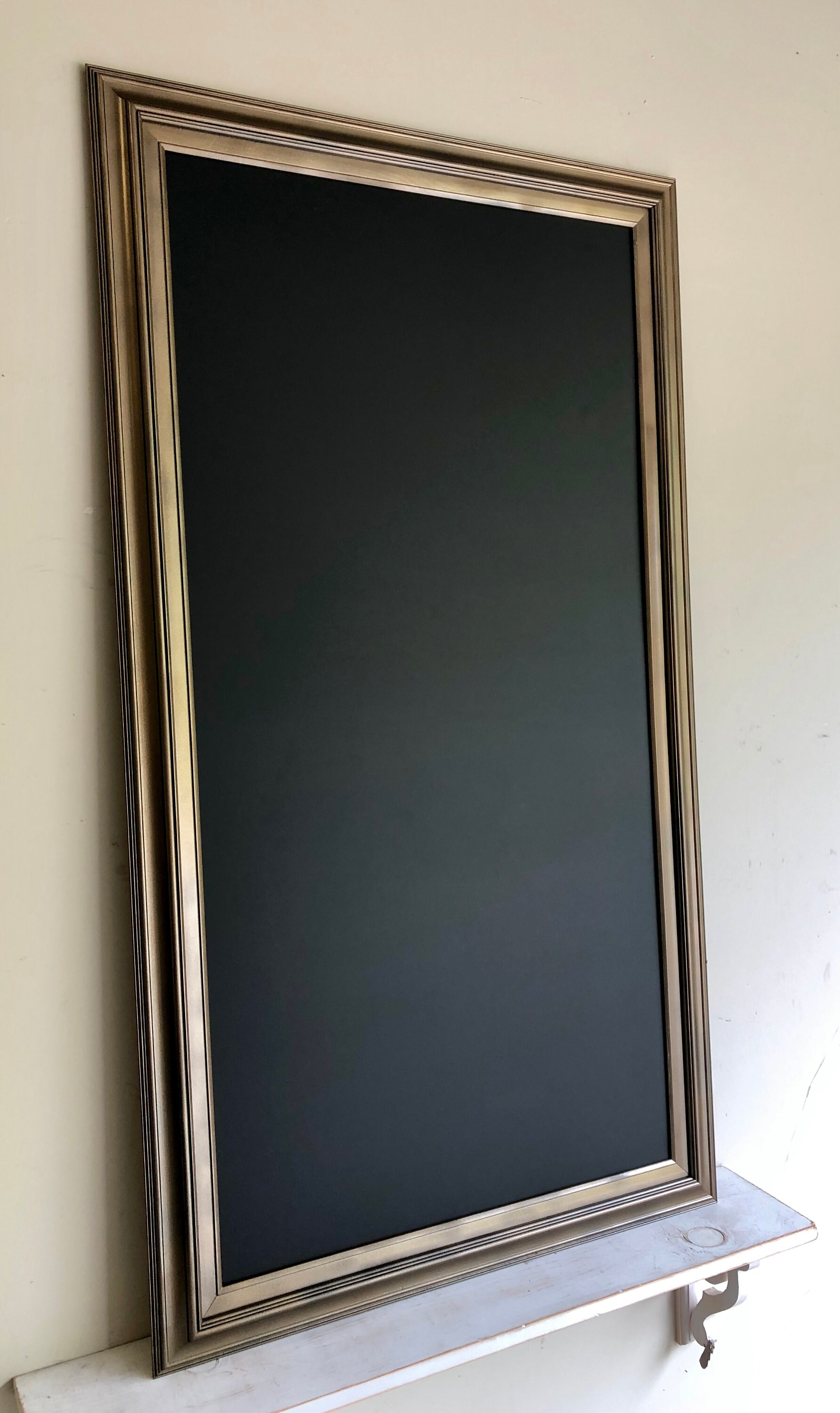 XXL Chalkboard Large Framed Chalk Board Modern Antique Gold Etsy