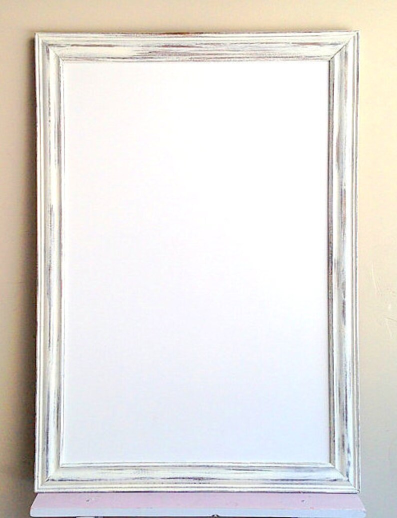 DRY ERASE BOARD Framed Whiteboard Large Framed Etsy
