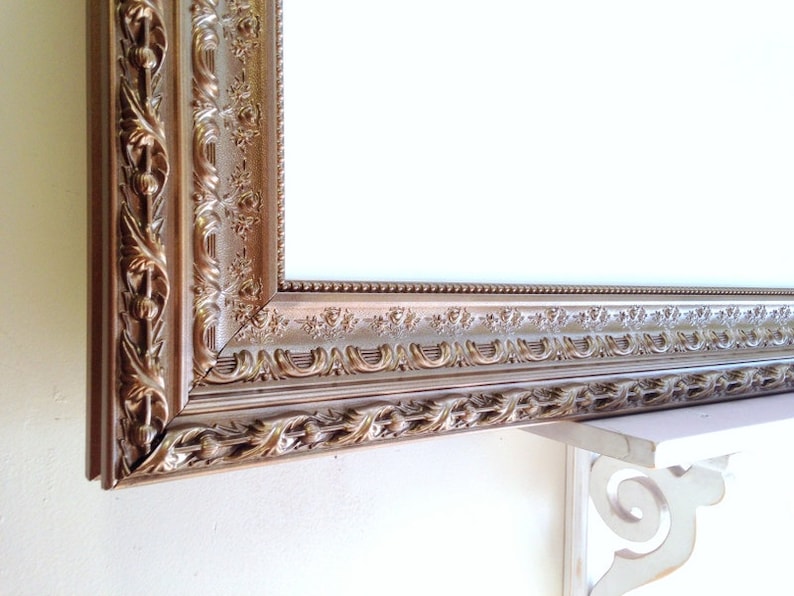 Large DRY ERASE BOARD Gold Dry Erase Home Office Memo Board Etsy