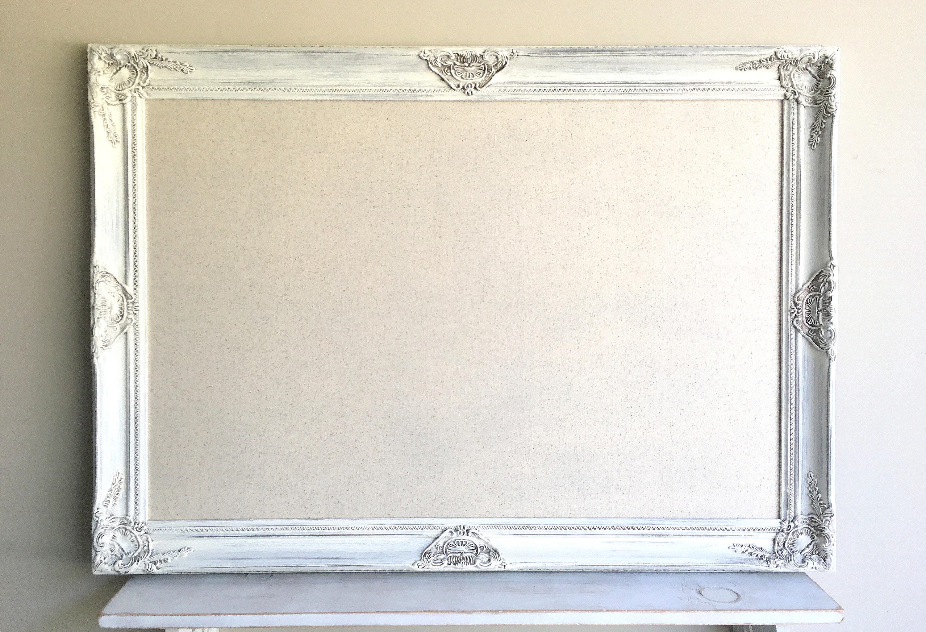 Fabric BULLETIN BOARD Fabric Memo Board Framed Linen Pinboard Etsy UK