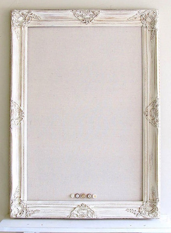 Fabric Pinboard Linen Bulletin Board 26x36 Etsy