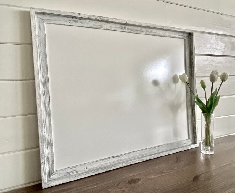 Farmhouse DRY ERASE BOARD Rustic Dry Erase Barnwood Whiteboard Etsy