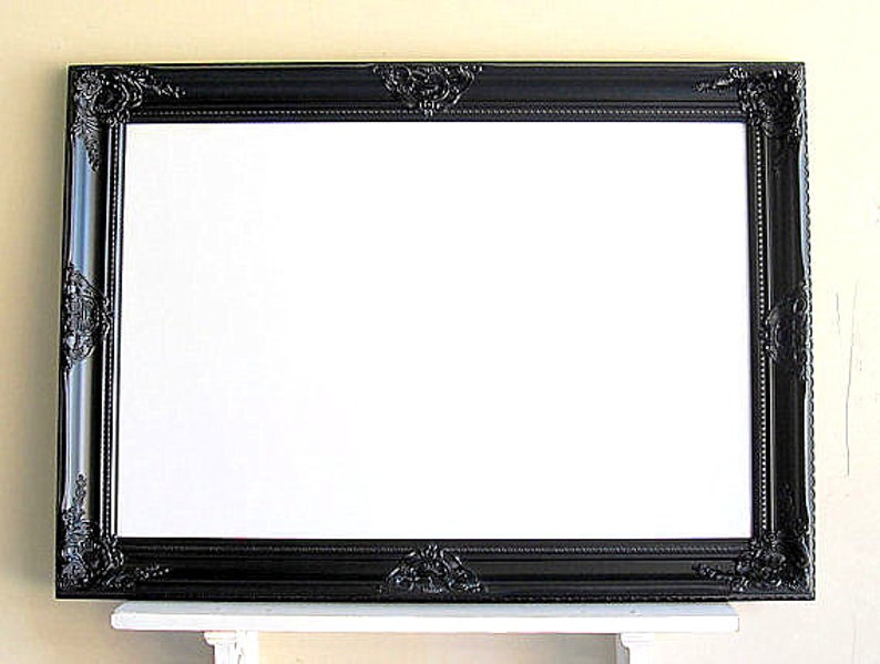 Black FRAMED DRY ERASE Board 26x36 Whiteboard Modern Etsy Canada