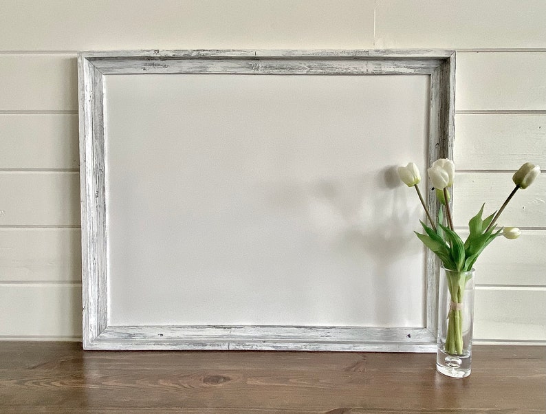 Farmhouse DRY ERASE BOARD Rustic Dry Erase Barnwood Whiteboard Etsy